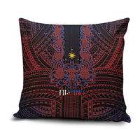 Filipino Barong Tagalog Inspired Pillow Cover Mabuhay Philippines Festival Polynesian Pattern LT14 Black - Polynesian Pride