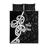 Lil Pakeha Lil Maori New Zealand Quilt Bed Set Kiwi Proud Mangopare Pattern LT14 - Polynesian Pride