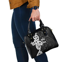 Lil Pakeha Lil Maori New Zealand Shoulder Handbag Kiwi Proud Mangopare Pattern LT14 - Polynesian Pride