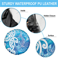 Hammerhead Shark Tattoo New Zealand Spare Tire Cover Maori Galaxy Mangopare Pattern LT14 - Polynesian Pride