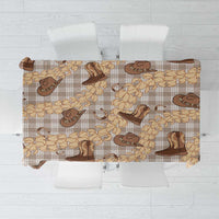 Khaki Palaka Hawaii Cowboy Tablecloth Puakenikeni Lei Paniolo Papale Seamless Vibes LT14 Khaki - Polynesian Pride