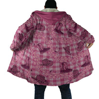 Pink Palaka Hawaii Cowboy Cloak Puakenikeni Lei Paniolo Papale Seamless Vibes - Polynesian Pride