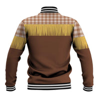 Aloha Hawaii Cowboy Custome Baseball Jacket Puakenikeni Lei Palaka Tassel Style - Polynesian Pride