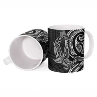 New Zealand Hammerhead Shark Ceramic Mug Maori Haehae Mangopare Black LT14 - Polynesian Pride