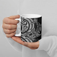 New Zealand Hammerhead Shark Ceramic Mug Maori Haehae Mangopare Black LT14 - Polynesian Pride