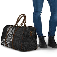 New Zealand Hammerhead Shark Travel Bag Maori Haehae Mangopare Black - Polynesian Pride