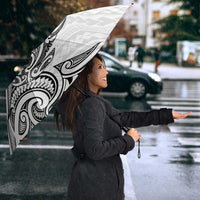 New Zealand Hammerhead Shark Umbrella Maori Haehae Mangopare White LT14 - Polynesian Pride