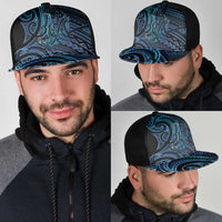 New Zealand Hammerhead Shark Mesh Trucker Cap Maori Haehae Mangopare Galaxy - Polynesian Pride