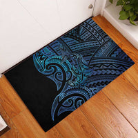 New Zealand Hammerhead Shark Rubber Doormat Maori Haehae Mangopare Galaxy - Polynesian Pride