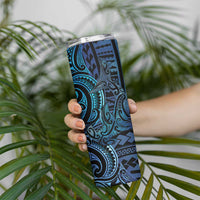 New Zealand Hammerhead Shark Skinny Tumbler Maori Haehae Mangopare Galaxy LT14 - Polynesian Pride