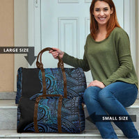 New Zealand Hammerhead Shark Travel Bag Maori Haehae Mangopare Galaxy - Polynesian Pride