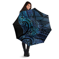 New Zealand Hammerhead Shark Umbrella Maori Haehae Mangopare Galaxy LT14 - Polynesian Pride