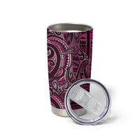New Zealand Hammerhead Shark Tumbler Cup Maori Haehae Mangopare Pink - Polynesian Pride