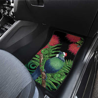 New Zealand Tui Bird Christmas Car Mats Maori Fern Mix Pohotukawa LT14 - Polynesian Pride