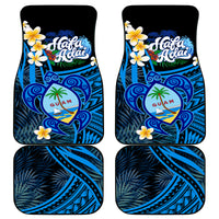Hafa Adai Guam Car Mats Guahan Sea Turtle Tropical Style LT14 Blue - Polynesian Pride