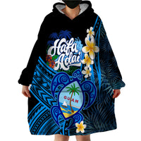 Hafa Adai Guam Wearable Blanket Hoodie Guahan Sea Turtle Tropical Style LT14 - Polynesian Pride