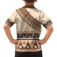 Bula Fiji Family Matching Puletasi and Hawaiian Shirt 2025 Pasifika Traditional Fijian Masi LT14 - Polynesian Pride