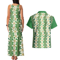 Ia Orana Tahiti Tiare Maori Seamless Style Couples Matching Tank Maxi Dress and Hawaiian Shirt LT14 - Polynesian Pride