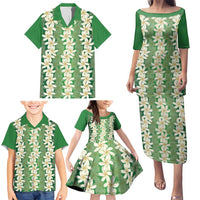 Ia Orana Tahiti Tiare Maori Seamless Style Family Matching Puletasi and Hawaiian Shirt LT14 - Polynesian Pride