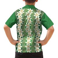 Ia Orana Tahiti Tiare Maori Seamless Style Family Matching Short Sleeve Bodycon Dress and Hawaiian Shirt LT14 - Polynesian Pride
