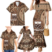 Samoa Siapo Family Matching Mermaid Dress and Hawaiian Shirt Happy Independence Day Vintage Vibes LT14 - Polynesian Pride