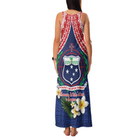 Samoan Independence Day Family Matching Tank Maxi Dress and Hawaiian Shirt Manuia Le Tutoatasi O Samoa LT14 - Polynesian Pride