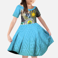 Cotabato Philippines Province Family Matching Tank Maxi Dress and Hawaiian Shirt Filipino Eagle Sampaguita Tinalak Pattern