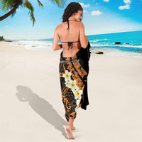 Liver Cancer Awareness Month Sarong Awareness Is Key Orange Polynesian Ribbon