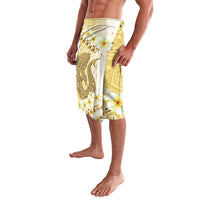 Gold Hawaii Shark Tattoo Lavalava Frangipani With Polynesian Pastel Version