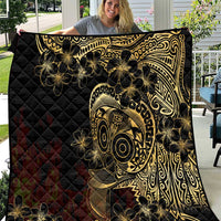 Frangipani Festival Rabaul Quilt PNG Tribal Baining Mask Tattoo LT14 Black - Polynesian Pride