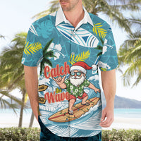 Hawaii Summer Christmas Hawaiian Shirt Surfing Santa Shaka Catch The Wave LT14 - Polynesian Pride