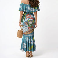 Hawaii Summer Christmas Mermaid Dress Surfing Santa Shaka Catch The Wave LT14 - Polynesian Pride