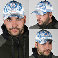Toa Samoa Rugby Classic Cap Uso aso uma Samoan Pattern White - Polynesian Pride