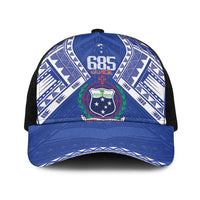 Samoa 685 Baseball Net Cap Samoan Pride Coat Of Arms - Polynesian Pride