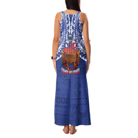 Toa Samoa Rugby Family Matching Tank Maxi Dress and Hawaiian Shirt 685 Pride Tanoa Ula Fala LT14 - Polynesian Pride