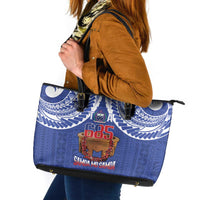 Toa Samoa Rugby Leather Tote Bag 685 Pride Tanoa Ula Fala - Polynesian Pride
