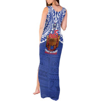 Toa Samoa Rugby Tank Maxi Dress 685 Pride Tanoa Ula Fala - Polynesian Pride