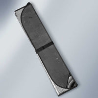 New Zealand ANZAC Day Auto Sun Shade 25th April Silver Fern With Poppy - Polynesian Pride