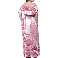 Aloha Hawaii Maui Family Matching Off Shoulder Maxi Dress and Hawaiian Shirt Valley Isle Humpback Whale White LT14 - Polynesian Pride