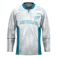 Custom New Zealand Silver Fern Football Hockey Jersey Come On All White - Polynesian Pride