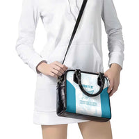 Custom New Zealand Silver Fern Football Shoulder Handbag Come On All White