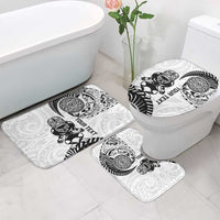 Custom Aotearoa Football Bathroom Set NZ Maori Tiki Go Champions LT14 - Polynesian Pride