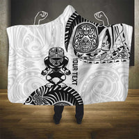Custom Aotearoa Football Hooded Blanket NZ Maori Tiki Go Champions LT14 - Polynesian Pride