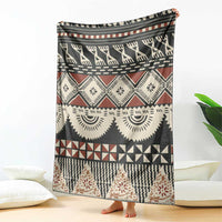 Vintage Bula Fiji Masi Blanket Fijian Tapa Cloth - Polynesian Pride