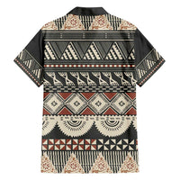 Vintage Bula Fiji Masi Family Matching Tank Maxi Dress and Hawaiian Shirt Fijian Tapa Cloth LT14 - Polynesian Pride