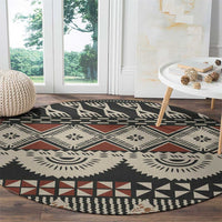 Vintage Bula Fiji Masi Round Carpet Fijian Tapa Cloth LT14 - Polynesian Pride