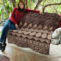 Bula Fiji Iri ni Meke Quilt Kuvui Fijian Masi - Polynesian Pride