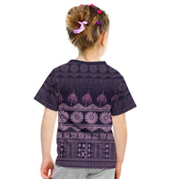 Bula Fiji Iri ni Meke Kid T Shirt Lokaloka Fijian Masi - Polynesian Pride