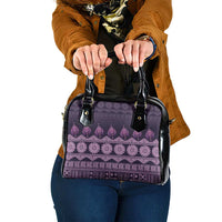 Bula Fiji Iri ni Meke Shoulder Handbag Lokaloka Fijian Masi - Polynesian Pride