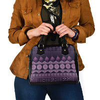 Bula Fiji Iri ni Meke Shoulder Handbag Lokaloka Fijian Masi - Polynesian Pride